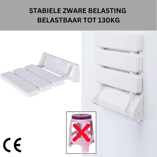 Douchekruk Opvouwbaar Douchestoel Inklapbaar Douchezitje Opvouwbaar