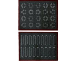 foto van Siliconen bakmat voor soezen / eclairs / macarons