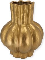Daan Kromhout - Vaas - Garlic - Goud - Groot - Keramiek - 21x25cm
