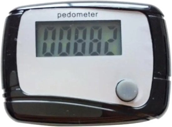 Jumada - Stappenteller - Mini - Afstandsmeter - Calorie Verbranding - Meter - LCD - Zwart