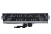 LED bord 30x6 cm RGB Duck off, verstelbaar naar 7 kleuren en patronen met USB Plug voor auto, vrachtwagen, tractor