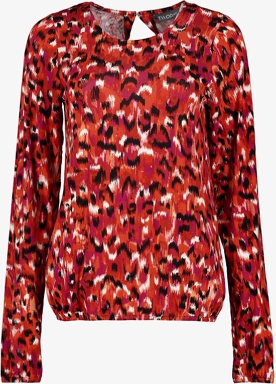 TwoDay dames trui met print - Rood - Maat 3XL