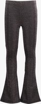 TwoDay meisjes flared broek zwart met glitters - Maat 170/176
