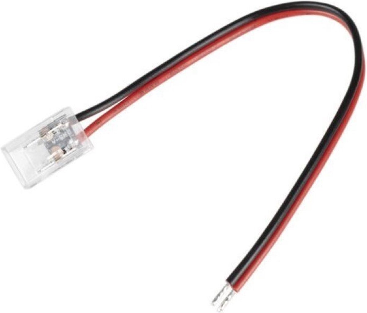Eenvoudige connector voor COB LED-strip 24V 8mm - Kunststof - SILUMEN