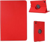 Casemania Hoes Geschikt voor Samsung Galaxy Tab A9 (8.7 inch 2023) Rood - Draaibare Tablet Case met Standaard