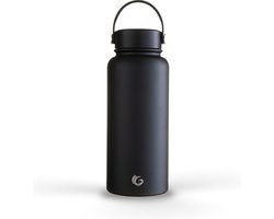 Epic EcoBotl - 1000ml - Liquorice - Drinkfles - Waterfles - Geïsoleerd - RVS - 1 liter