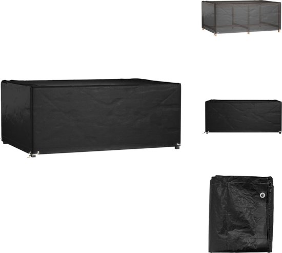 KDXAOBEI Tuinmeubelhoes van 210 x 120 x 80, rechthoekige/vierkante tuinmeubelhoezen, zwaar belastbare, scheurbestendige tuinmeubelhoezen waterdicht, winddicht voor stoel en tafel hoes