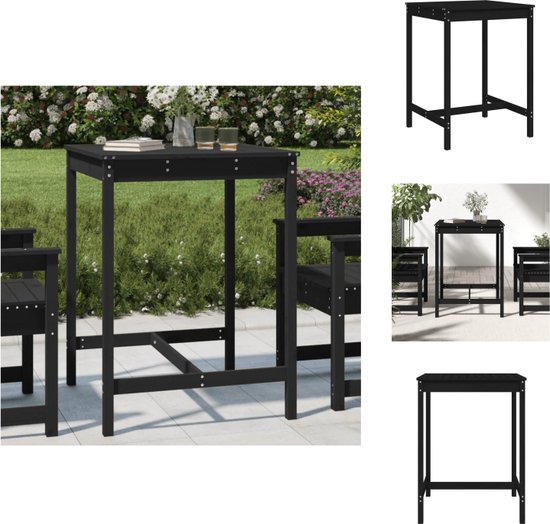 vidaXL Tuintafel - Gelat Ontwerp - Staal - 110 x 80 x 71 cm - Antraciet vidaXL Tuintafel - Gelat Ontwerp - Staal - 110 x 80 x 71 cm - Antraciet