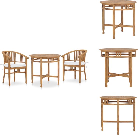 Central Park Bistroset Maddy - Staal - Zwart - Opklapbaar