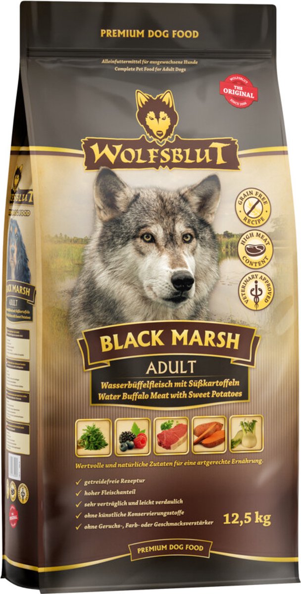 Wolfsblut Wolfsblut Black Marsh Adult 12,5 kg