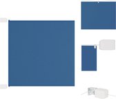 vidaXL Balkonscherm - Verticaal - 140 x 420 cm - Blauw - Parasol