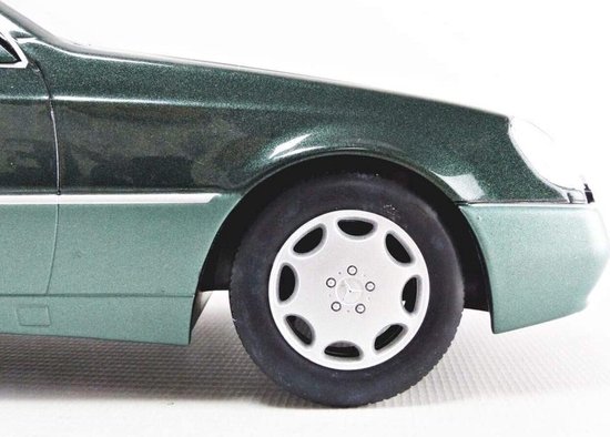 1992 Mercedes-Benz 600 SEC (Groen Metallic) (30 cm) 1/18 KK Scale