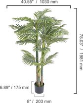 Empire's Product Kunstmatige Hoge Plant - Veilig PE Materiaal - Anti-Tip Tilt Bescherming - Onderhoudsarme Plant Voor Thuis - Type 4