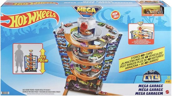 Hot Wheels City Mega Garage - Het Ideale Sinterklaas of Kerstcadeau voor Avontuurlijke Kids!