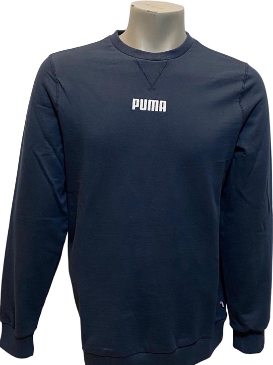 puma trui - mannen -volwassen- kleur blauw/wit- maat M