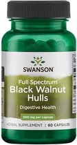Swanson - Antioxidant - Black Walnut Hulls - Junglas Nigra - 500mg - 60 Capsules - Zwarte Walnootboom