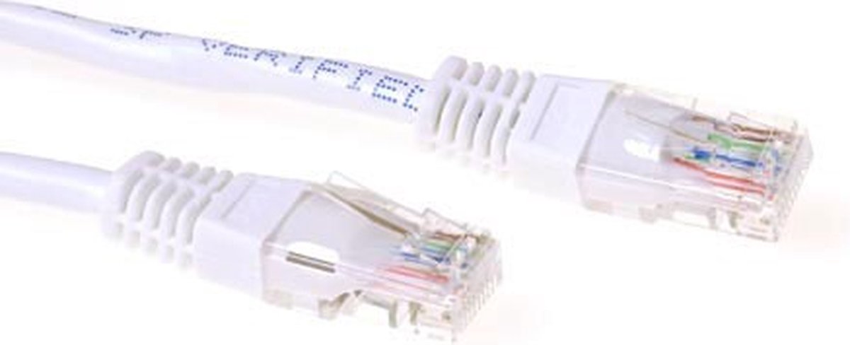 ACT IB9320 U/UTP CAT6A Patchkabel Wit - 20 meter