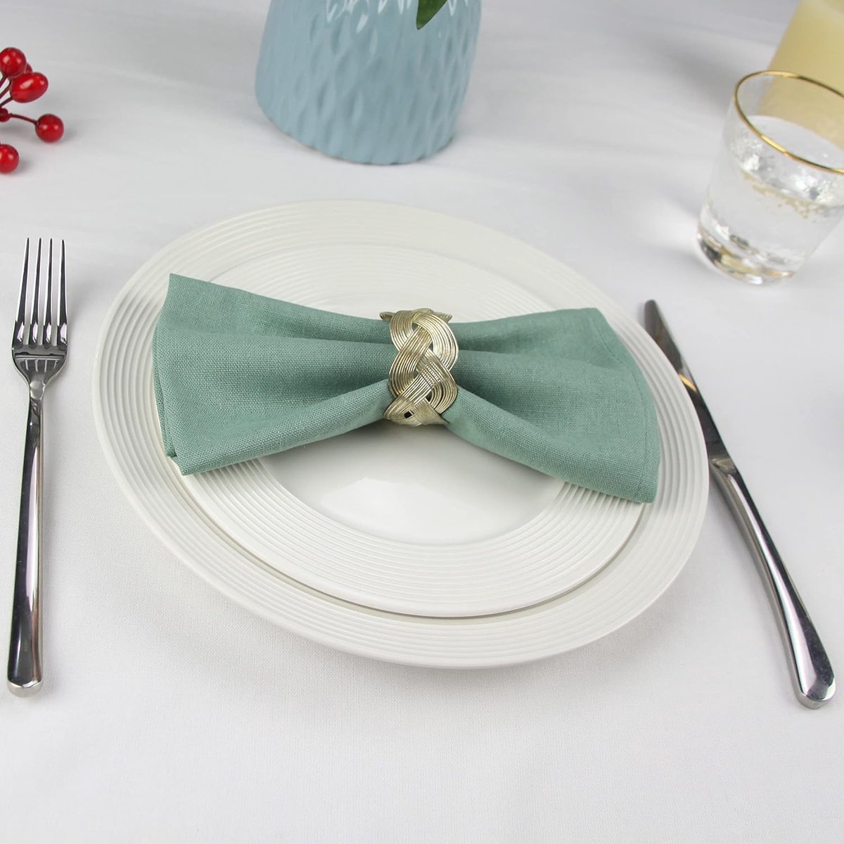 Servetten - stoffen servetten set - dineren - kerst