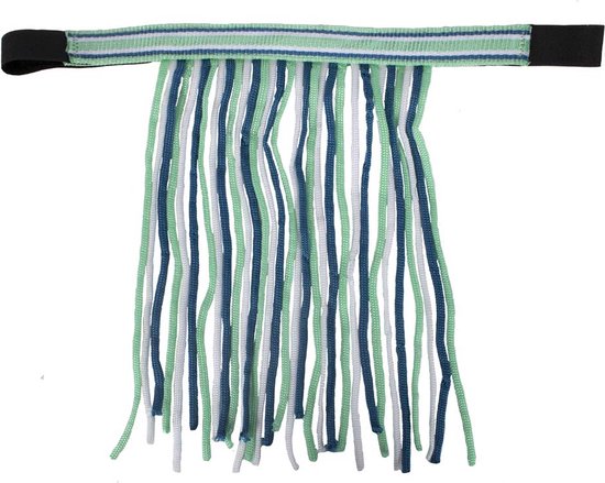 Pagony Stripe Vliegenfrontriem - Maat: Full - Mint - Nylon