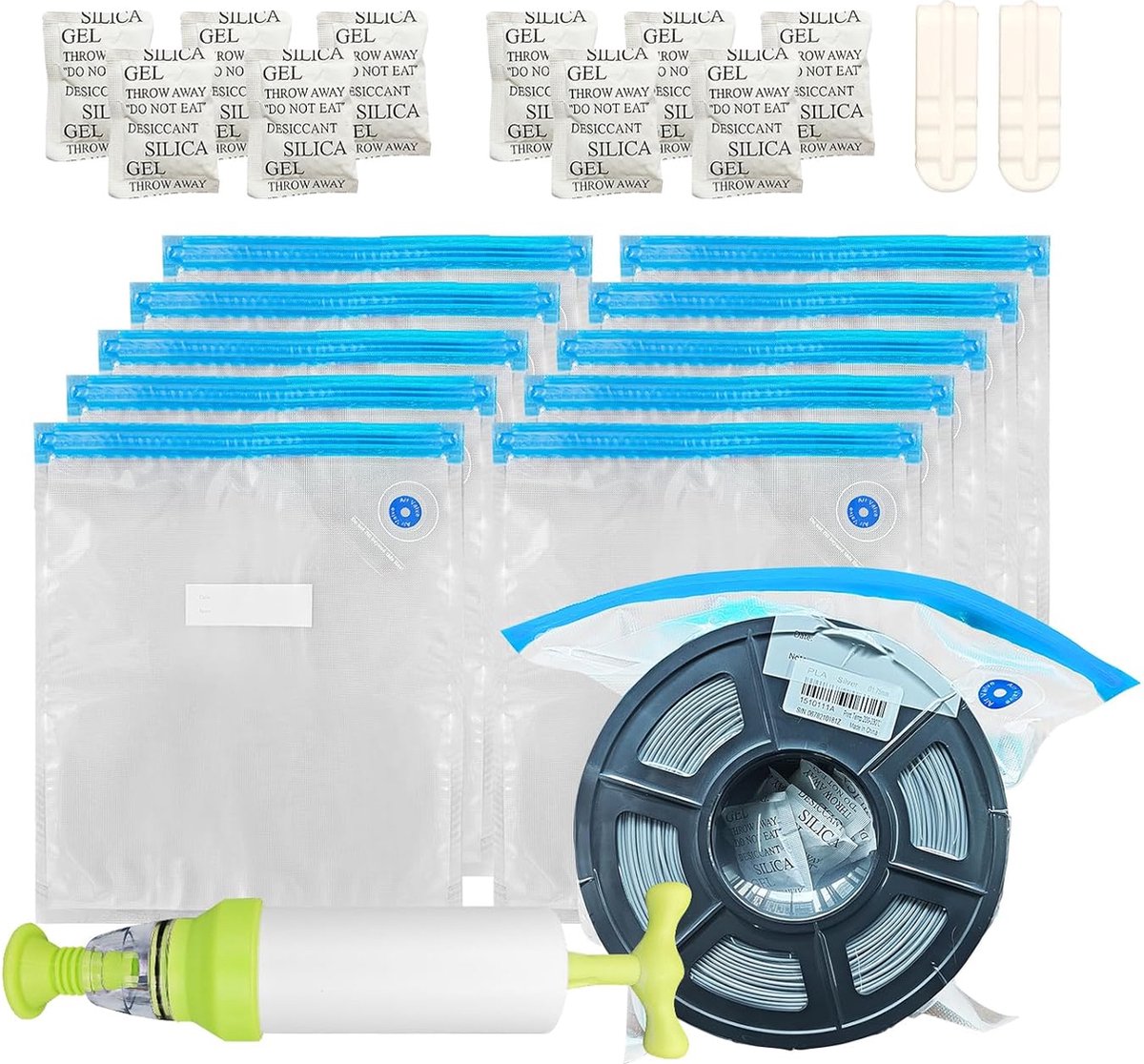 Sacs sous Vide Filament pour stockage