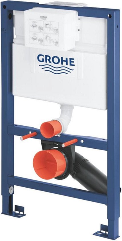 Grohe Rapid SL - Bâti-support pour WC suspendu, réservoir de