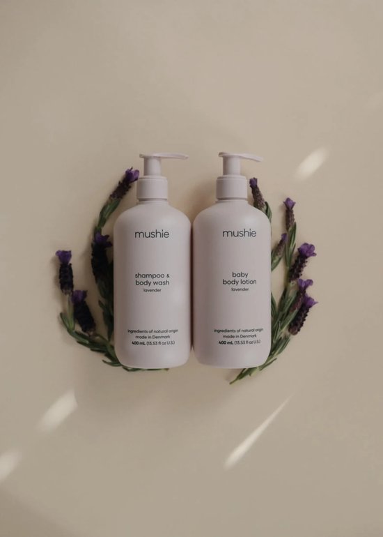 Mushie Baby Lotion Lavender 400 ml bol