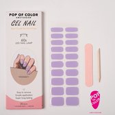 Pop of Color Amsterdam - Kleur: Lilac Wine - Gel nail wraps - UV nail wraps - Gel nail stickers - Gel nail foil - Nail stickers - Gel nagel wraps - UV nagel wraps - Gel nagel stickers - Nagel wraps - Nagel stickers