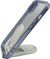 Hybrid TPU/Acryl Back Cover hoesje - Geschikt voor Appel iPhone 14 / iPhone 15 - Transparant/Lila
