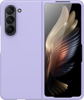 Lunso - Geschikt voor Samsung Galaxy Z Fold5 - Backcover hoes - Lila