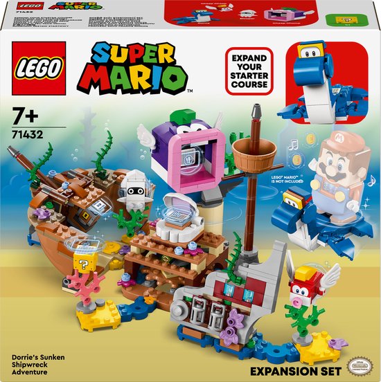 LEGO Super Mario Uitbreidingsset: Dorrie's Gezonken Scheepswrak Avontuur - 71432