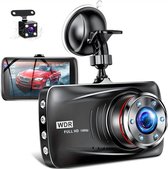 2in1 Nightvision Dashboard Camera + Achteruitrij Camera – Voor & Achter Dashcam – Full HD – G-sensor - Parkeercamera - 170° Graden - Nachtzicht