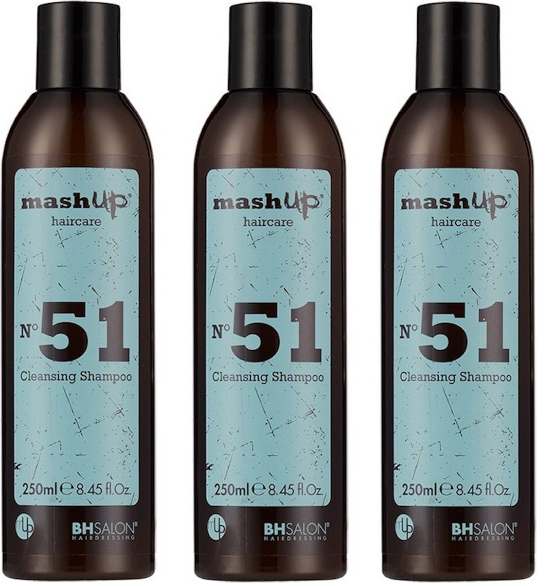 mashUp haircare N° 51 Cleansing Shampoo 250ml - 3 stuks