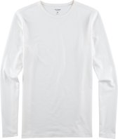 OLYMP Casual modern fit T-shirt - gebroken wit - Maat: L