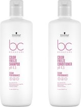 Schwarzkopf BC Bonacure Duo Color Freeze shampooing et après-shampooing 1L | Très bon marché