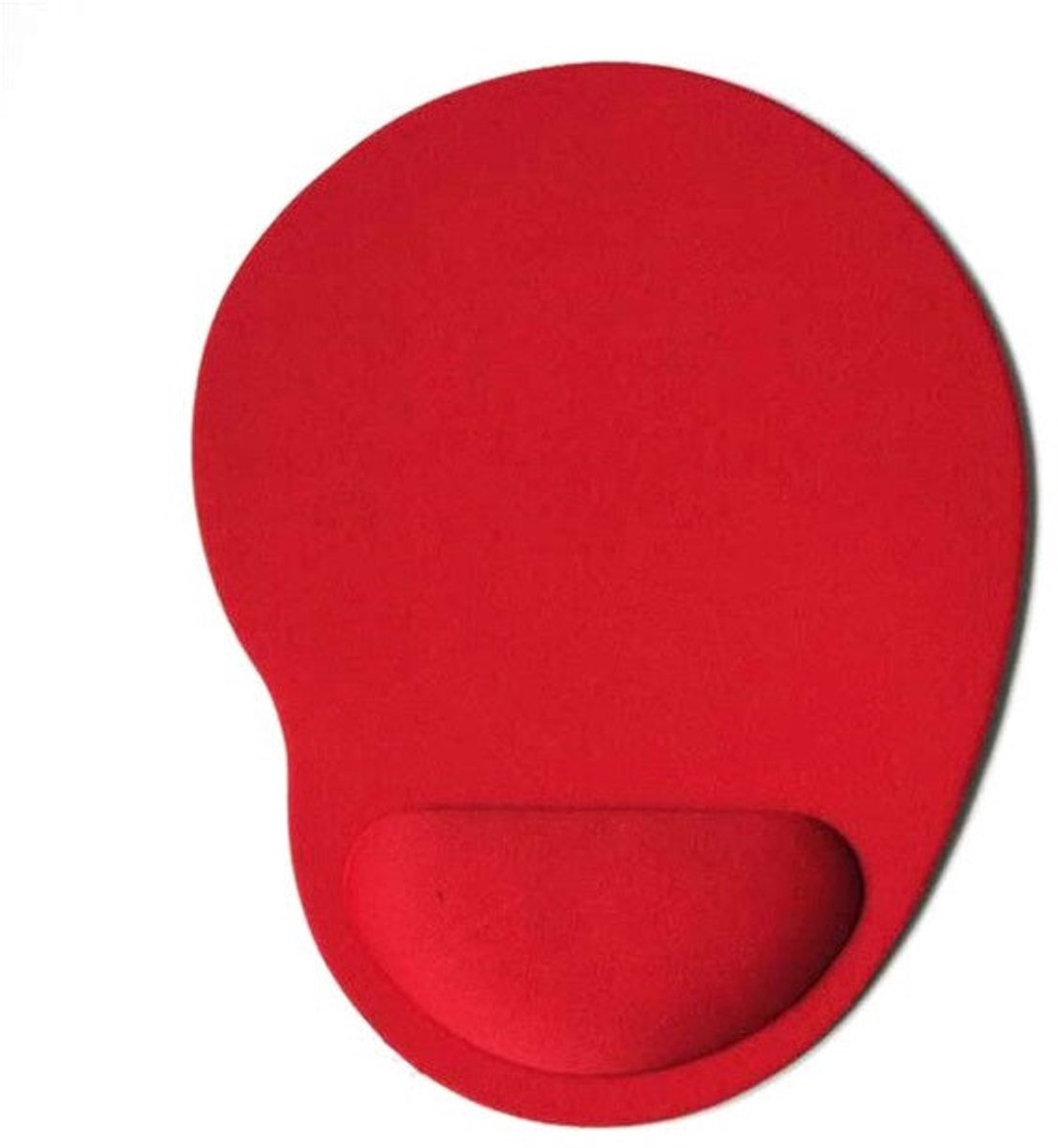 Gadgetpoint - Antislip Muismat - Polssteun - Mousepad - Rond Rood