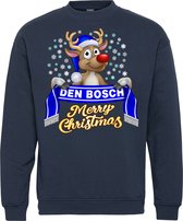 Kersttrui Den Bosch | Foute Kersttrui Dames Heren | Kerstcadeau | FC Den Bosch supporter | Navy | maat 128/140