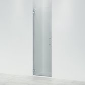 Saniclass Neptune Douchedeur - 60x200cm - profielloos - veiligheidsglas - anti kalk - chroom