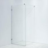 Saniclass Bellini Inloopdouche - scharnierbevestiging - 90x200cm - 8mm veiligheidsglas - anti kalk - chroom