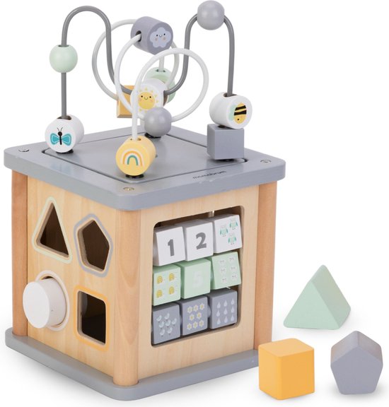 Woods™ | Ontwikkel de vaardigheden - Montessori houten speelbord – Mijn