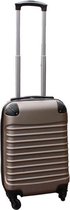 Travelsuitcase RoyaltyLine handbagage koffer met wielen 27 liter - lichtgewicht - cijferslot - champagne
