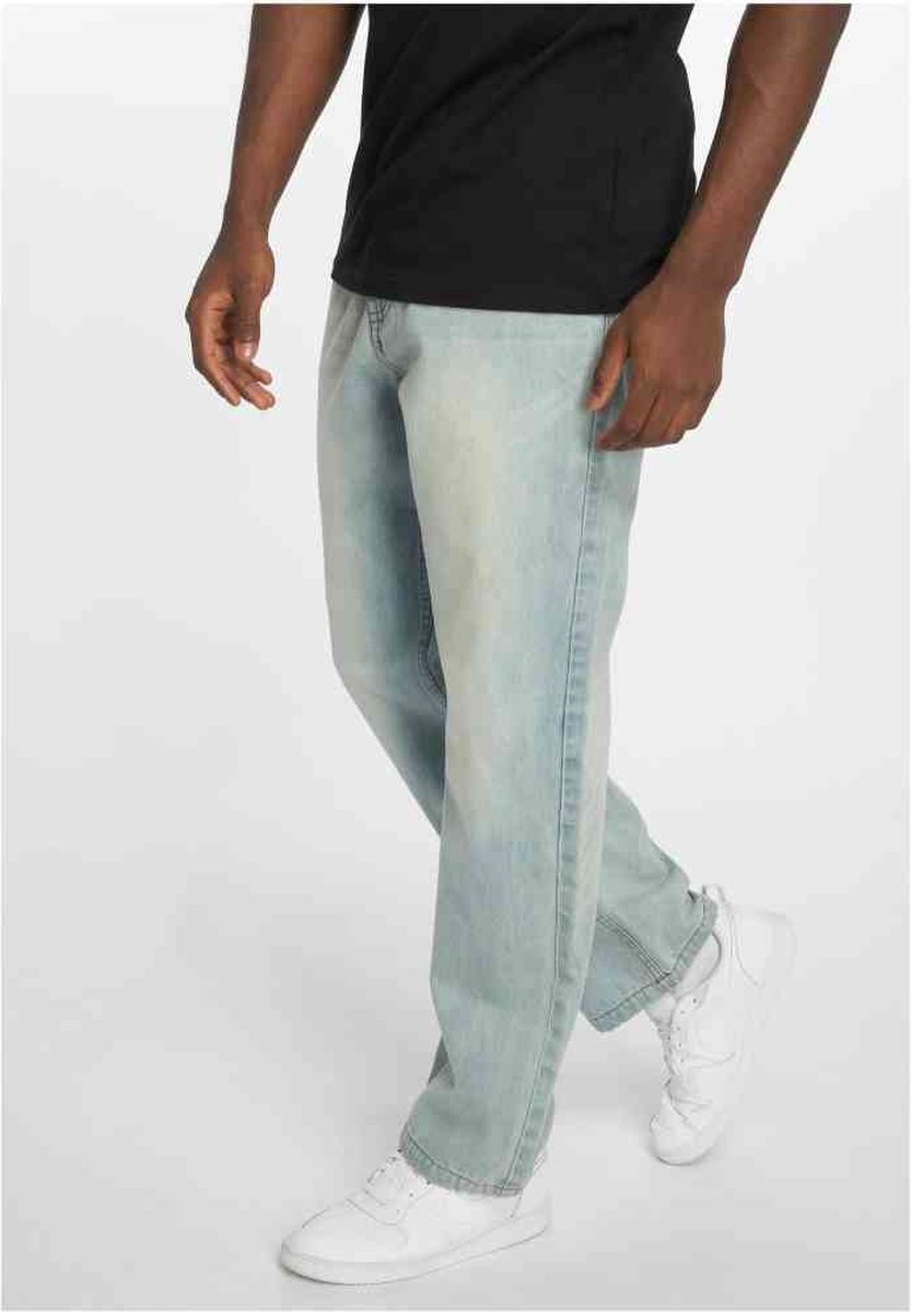 Rocawear - WED Loose Fit Jeans lighter washed Wijde broek - 31/32 inch - Blauw