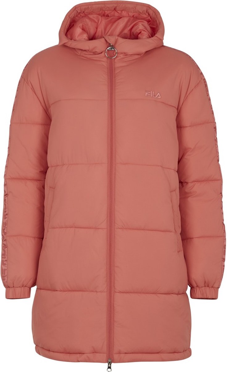 Fila damesjas Berislav Long Padded Coat Tea Rose-M Roze