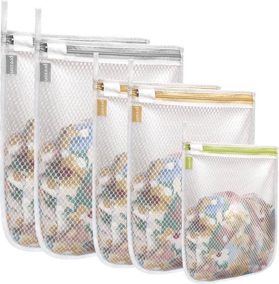 3-Pack Wasnet Voor Wasmachine, Waszak Klein Met Rits, 30 3-Pack Wasnet Voor Wasmachine, Waszak Klein Met Rits, 30