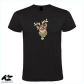 Klere-Zooi - Gangsta Reindeer - Unisex T-Shirt - 3XL