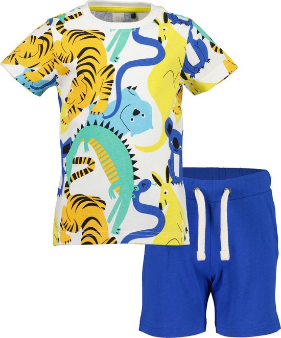 Blue Seven JUNGLE FRIENDS Jongens kledingset Maat 116