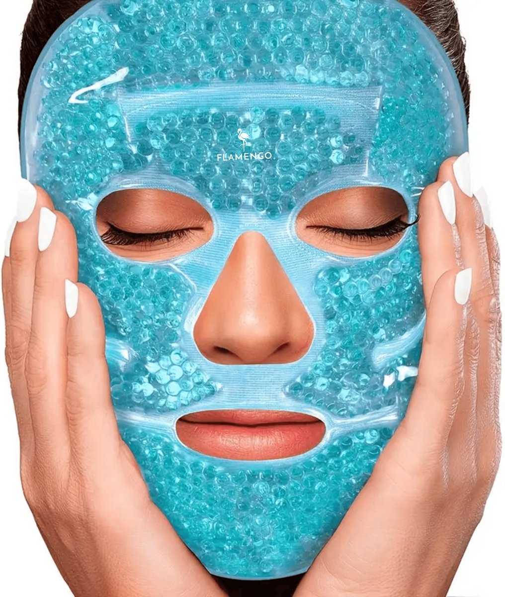 Flamengo® Hot Cold Masker - warm koud Compres - oogmasker - koelmasker ijsmasker ijsroller — afbeelding 6