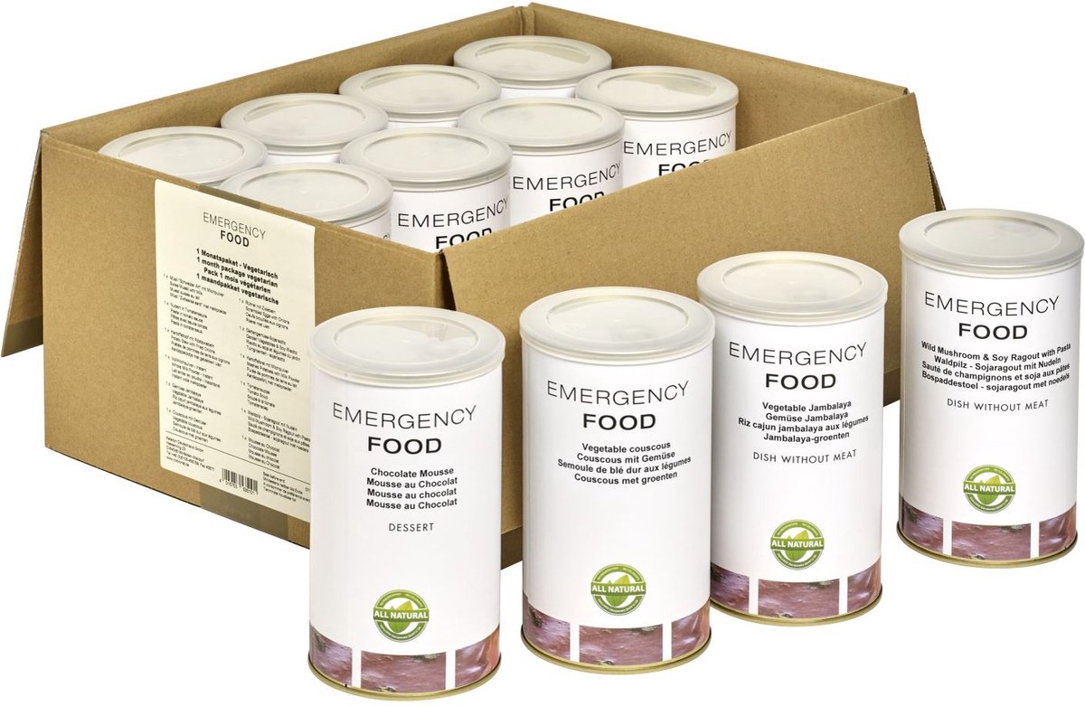 Katadyn 30 dagen noodrantsoen - Vegetarisch