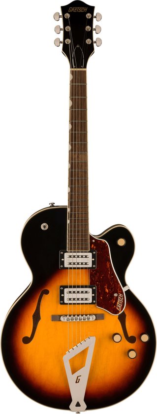 Gretsch G2420 Streamliner Hollow Body with Chromatic II Tailpiece Aged Brooklyn Burst - Semi-akoestische gitaar