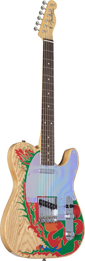 Fender Jimmy Page Telecaster Natural Dragon Elektrische gitaar