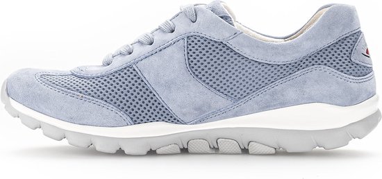 Gabor rollingsoft sensitive 46.966.66 - dames rollende wandelsneaker - blauw - maat 40 (EU) 6.5 (UK)